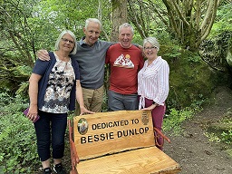 Refurb. Bessie Dunlop bench